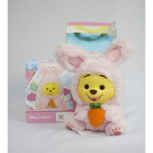 Authentic Miniso Winnie the Pooh Disney Vinyl Plush Pendant Bunny Rabbit NO BAG